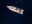 An empty white boat on the blue Mediterranean Sea that was probably intercepted.