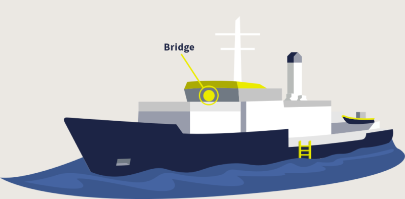 Illustration of the rescue ship Humanity 1